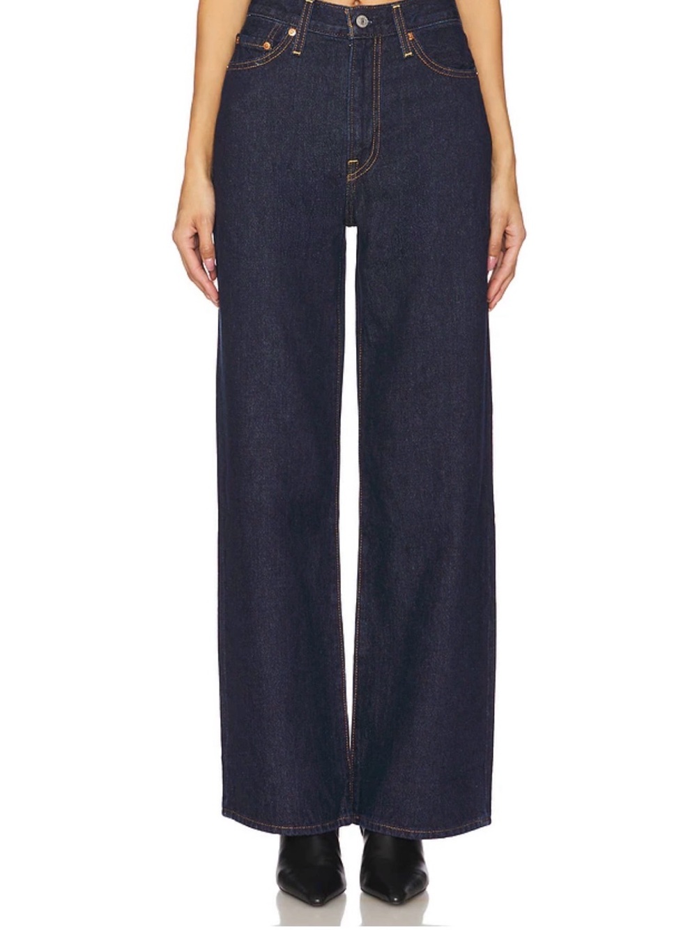 Levi's Dark Indigo Wide-Leg Women's Jeans